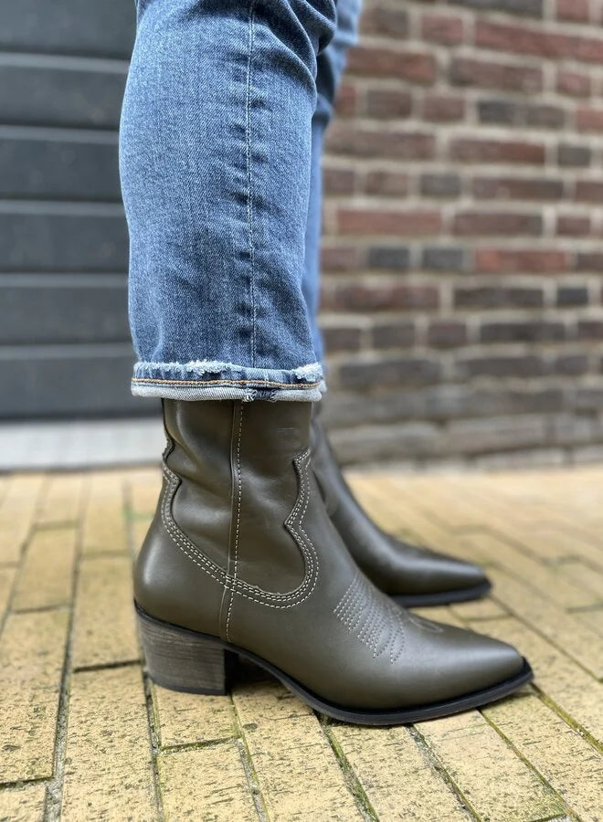 Modische Braune Cowboy Stiefel