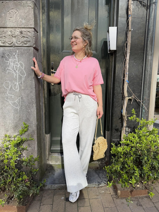 Rosa Modische T-Shirt