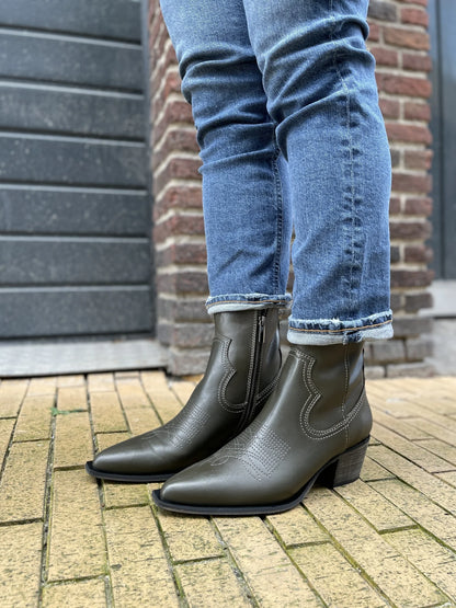 Modische Braune Cowboy Stiefel